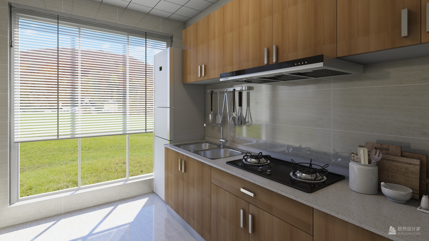 北欧风格两室一厅装修设计效果图