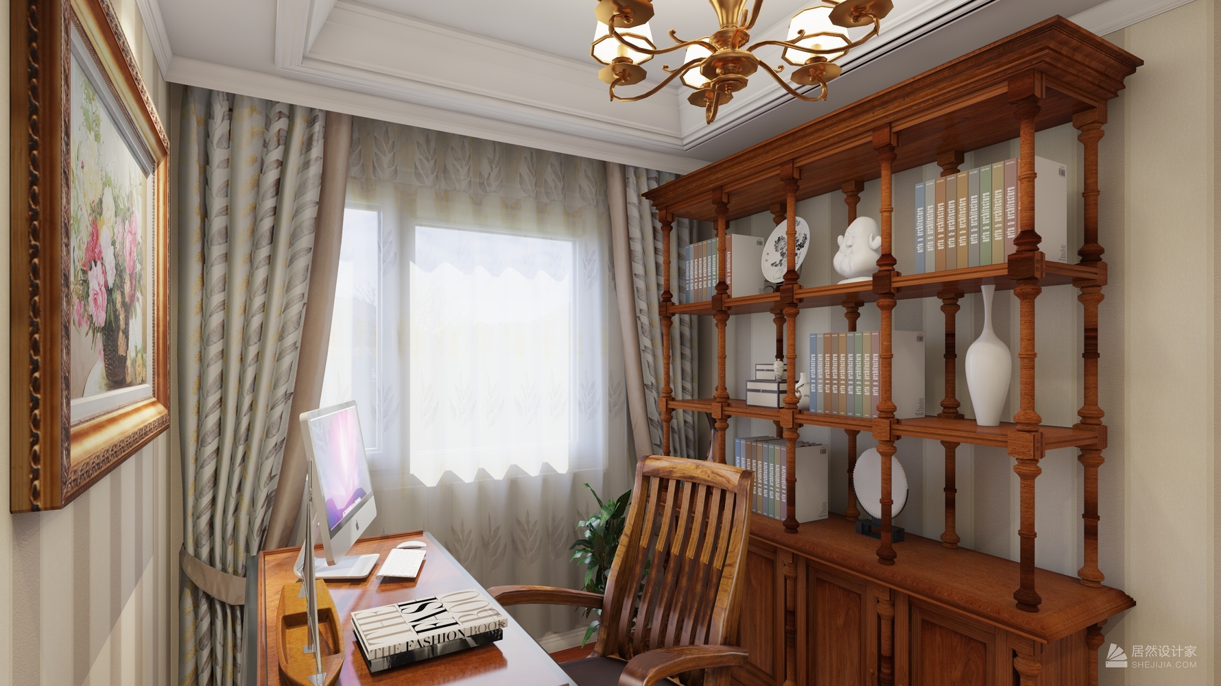 其它风格三室两厅装修设计效果图