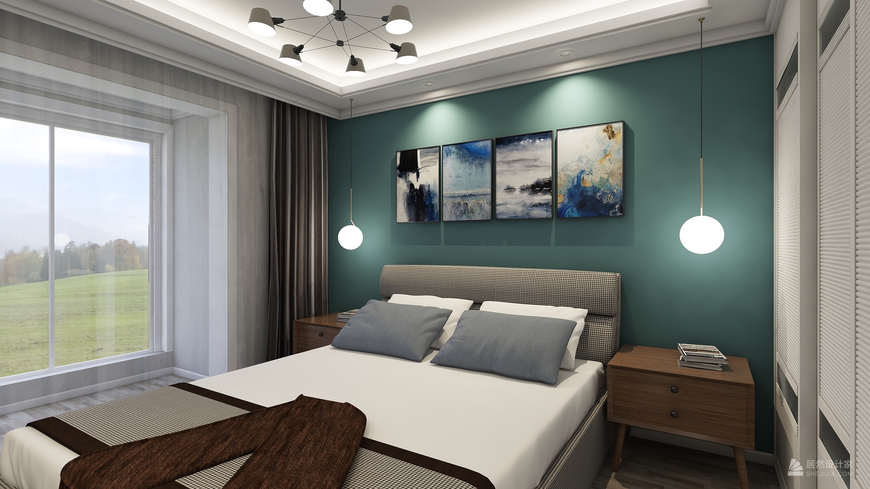 其它风格两室两厅装修设计效果图