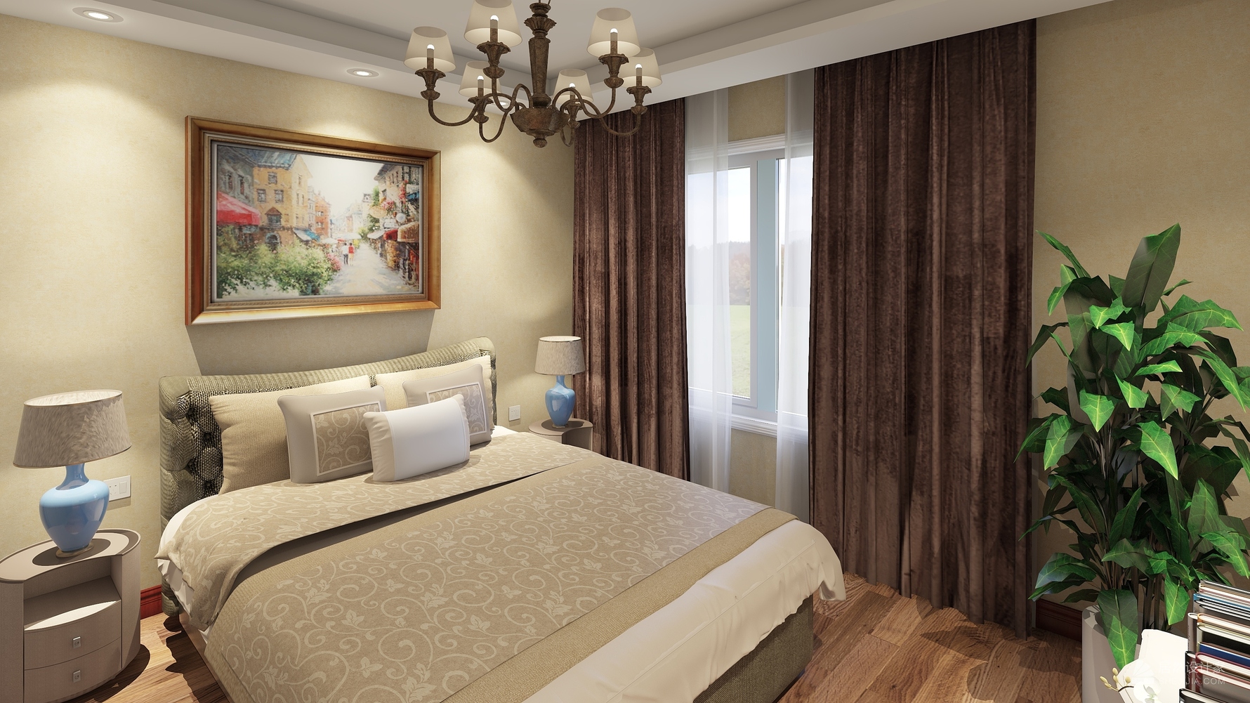 其它风格四室两厅装修设计效果图