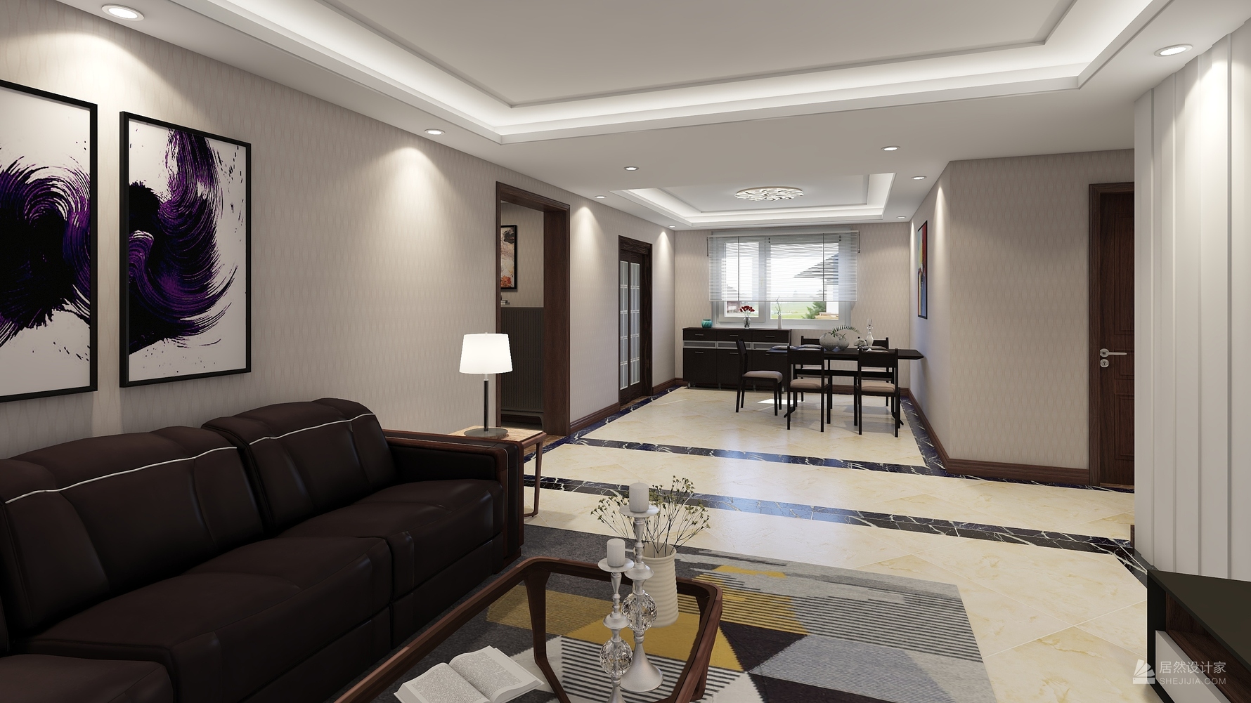 其它风格两室两厅装修设计效果图