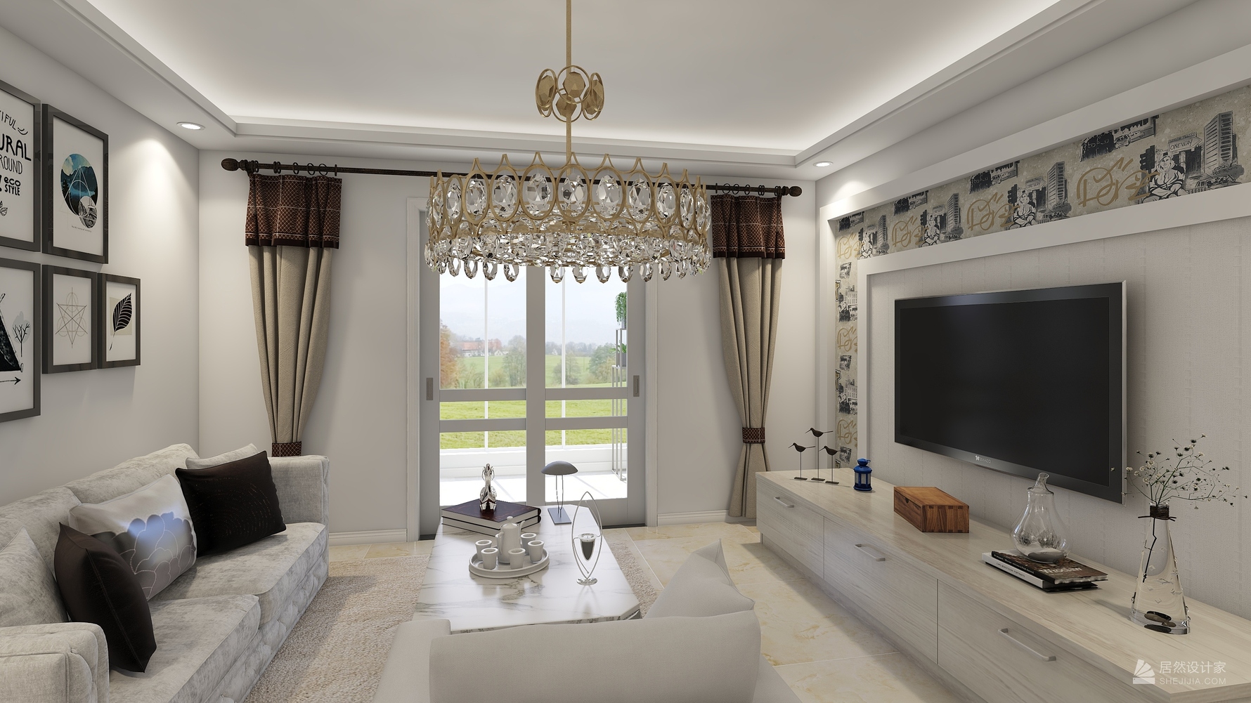 其它风格四室两厅装修设计效果图