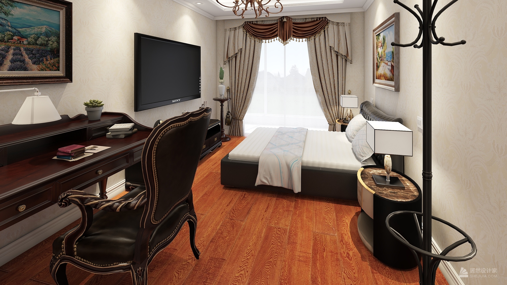 其它风格四室四厅装修设计效果图