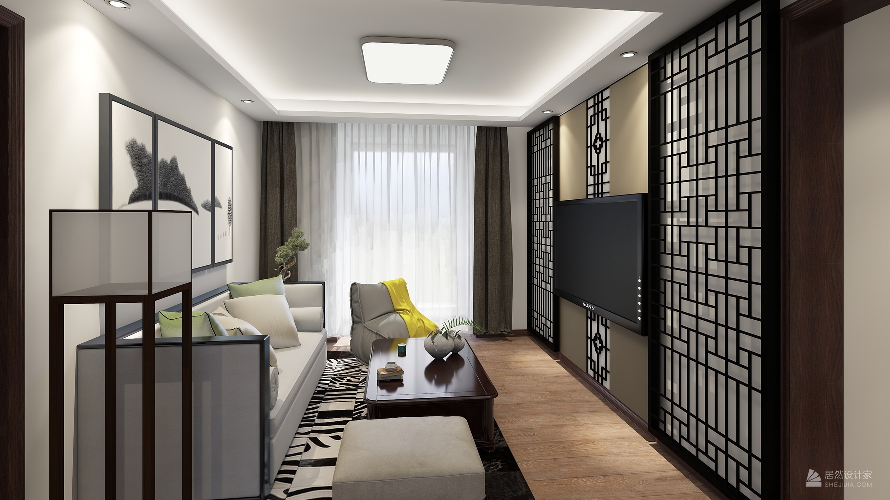 其它风格三室一厅装修设计效果图