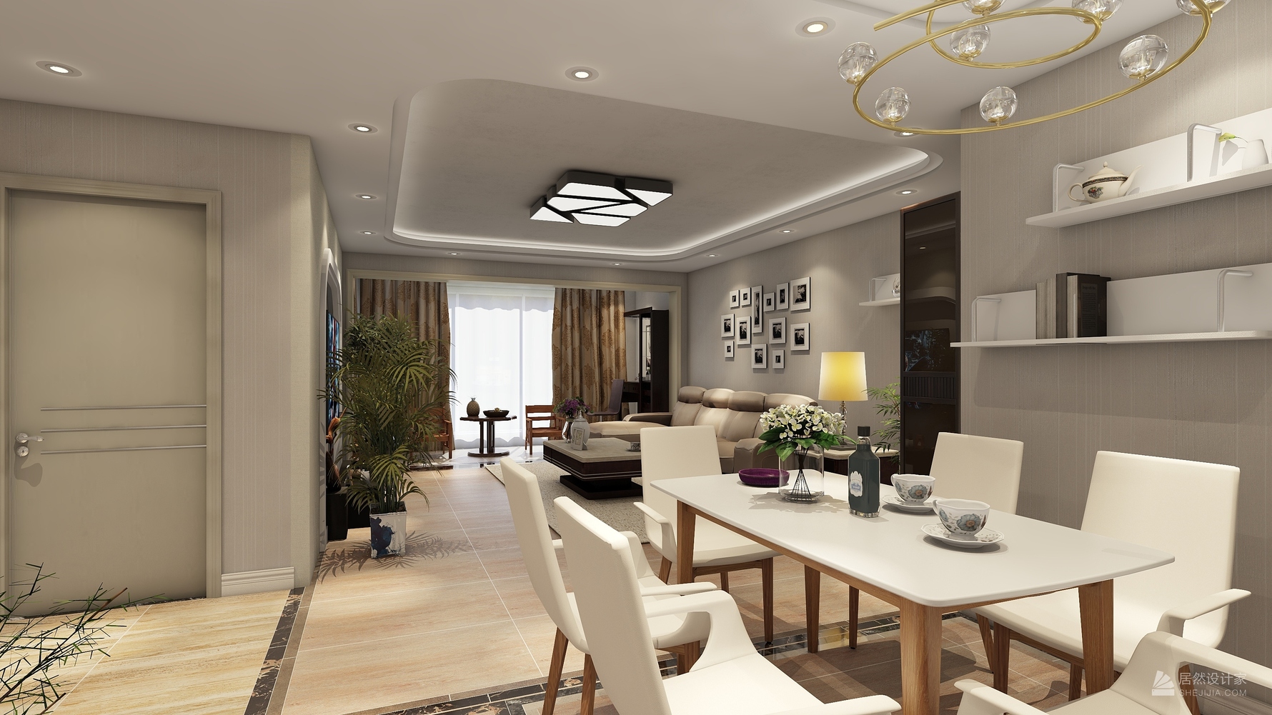 其它风格两室两厅装修设计效果图