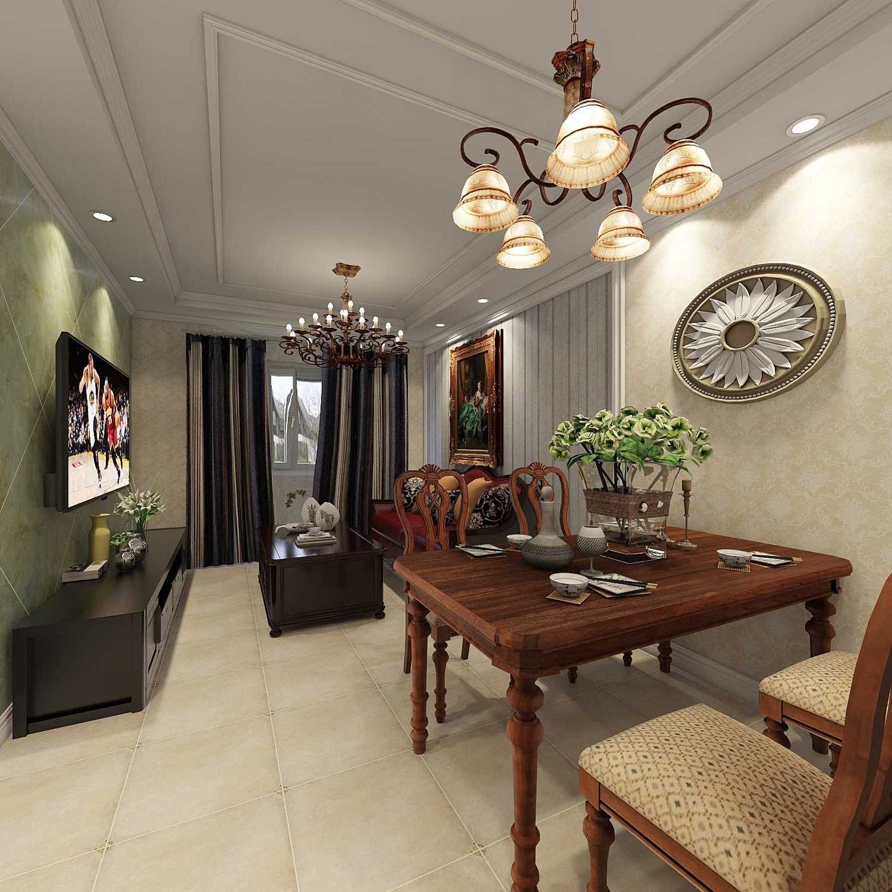 其它风格两室一厅装修设计效果图