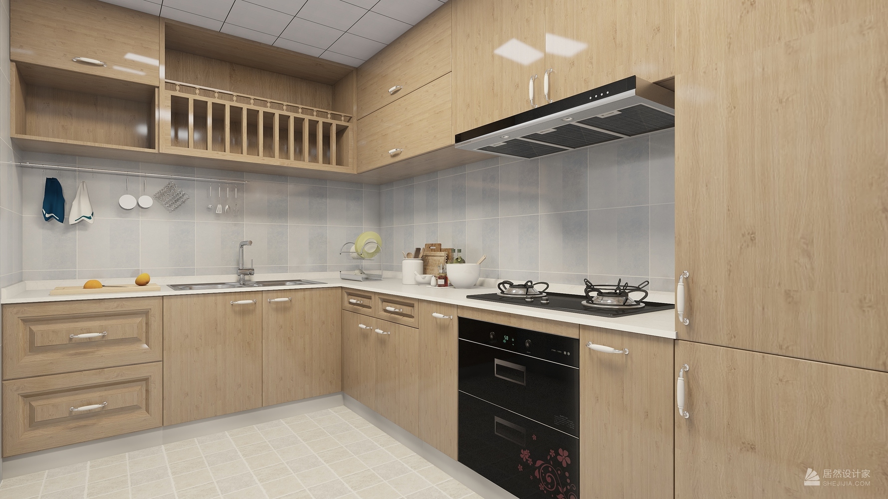 其它风格三室两厅装修设计效果图