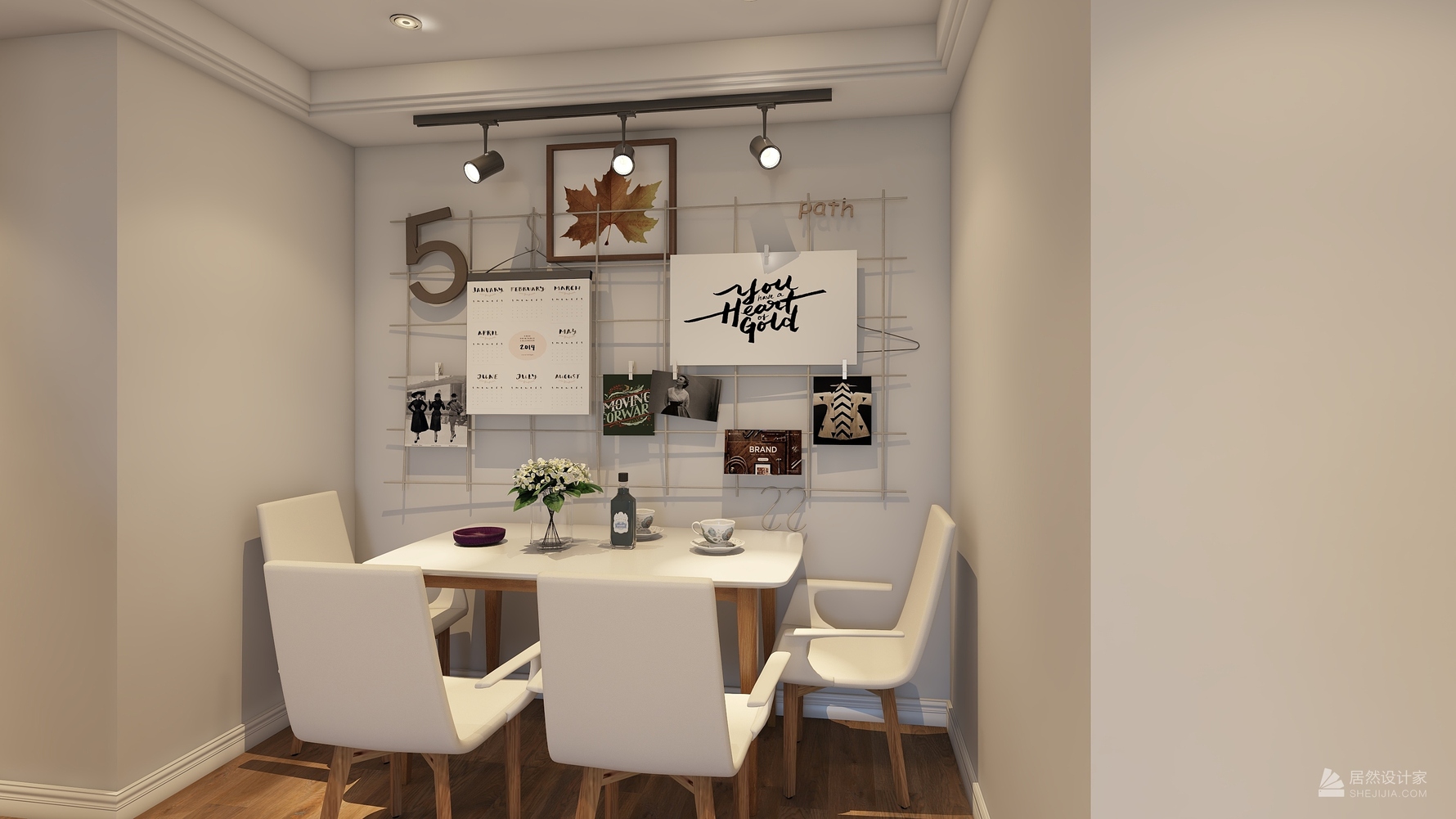 其它风格三室两厅装修设计效果图