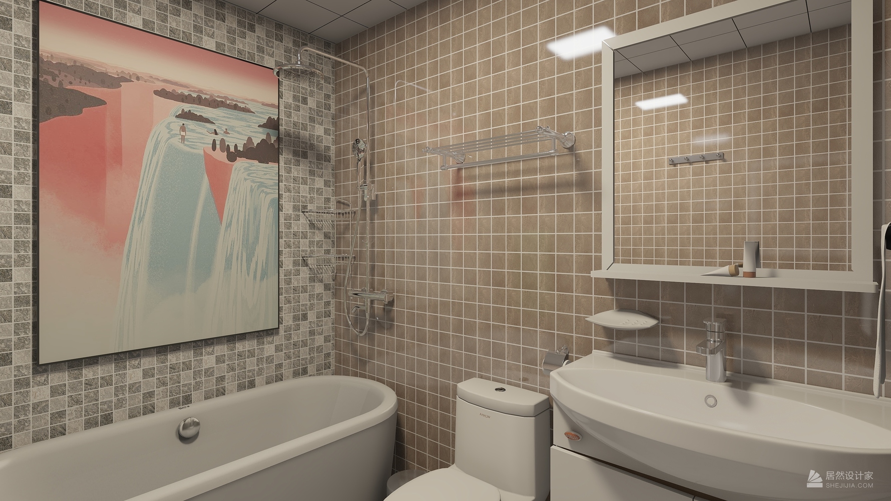 其它风格两室两厅装修设计效果图