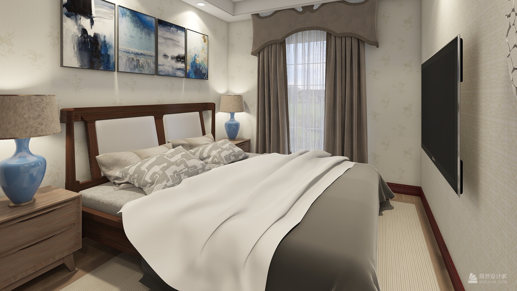 其它风格两室一厅装修设计效果图