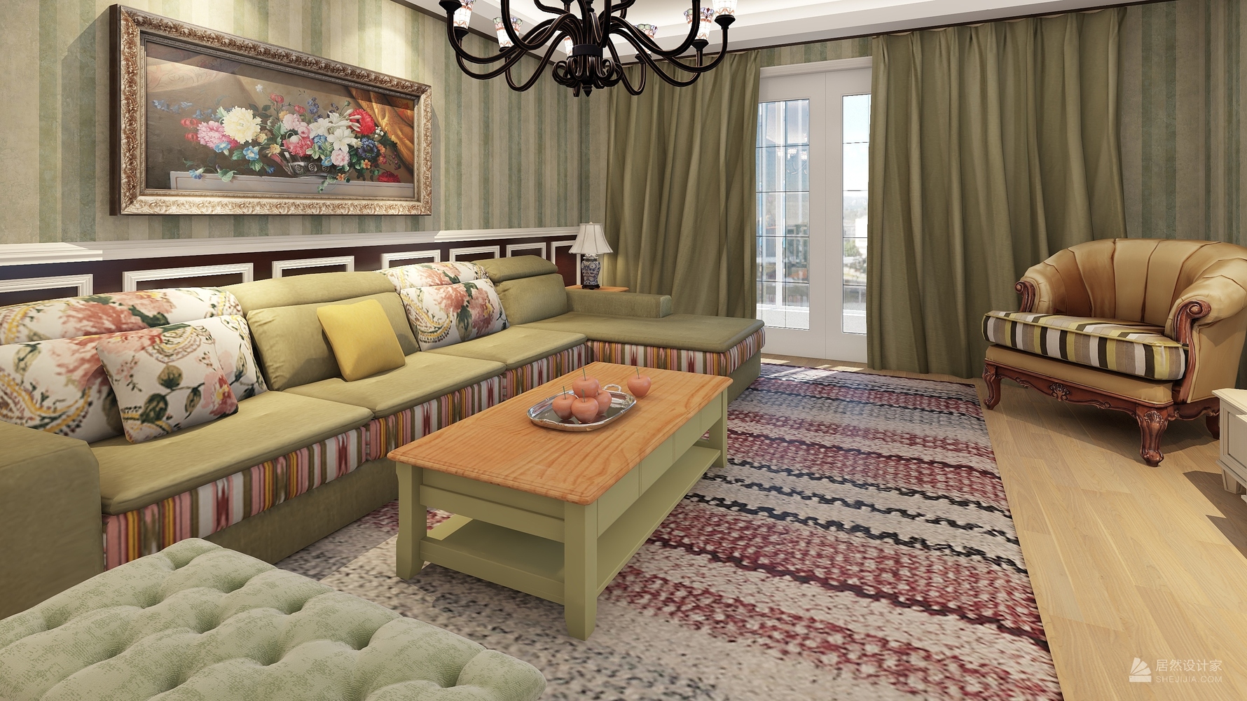 其它风格两室两厅装修设计效果图