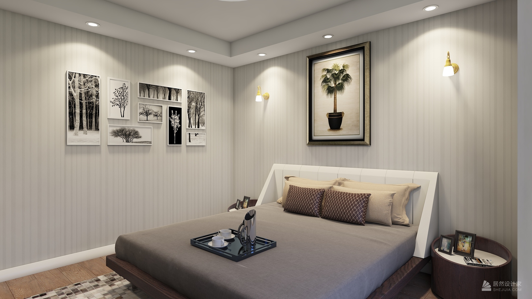 其它风格三室两厅装修设计效果图