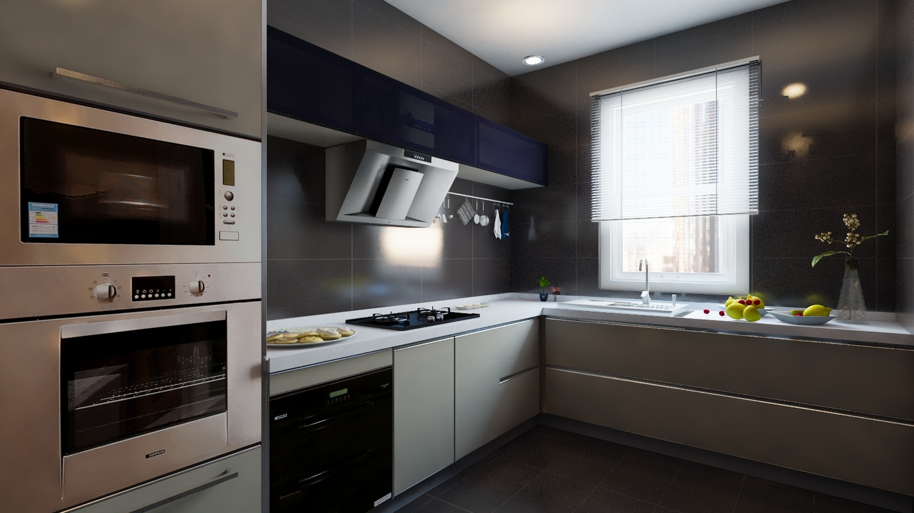 现代风格厨房装修设计效果图