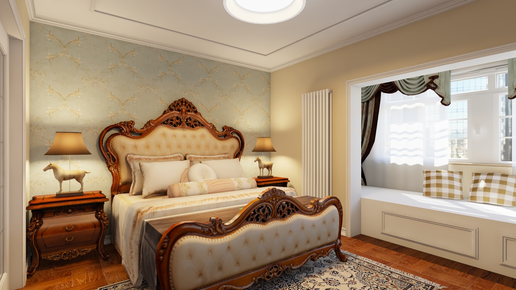 欧式风格主卧装修设计效果图