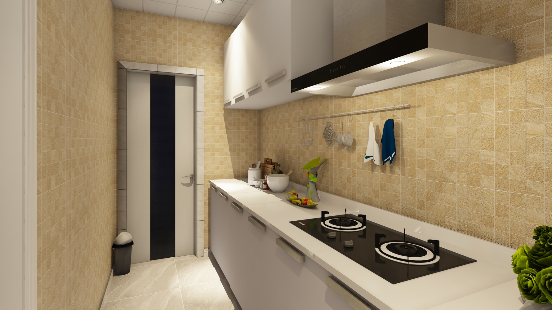 现代风格厨房装修设计效果图