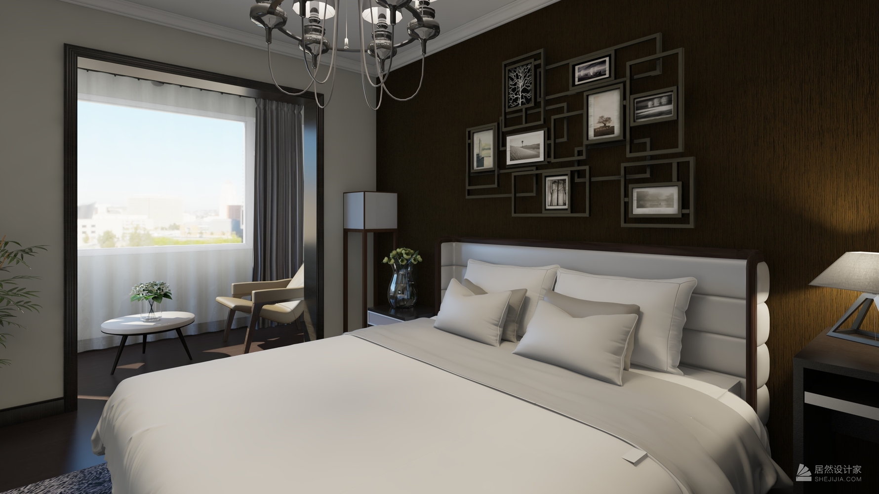 索弗仑62744 - 现代风格一室一厅装修效果图 - 2031465设计效果图