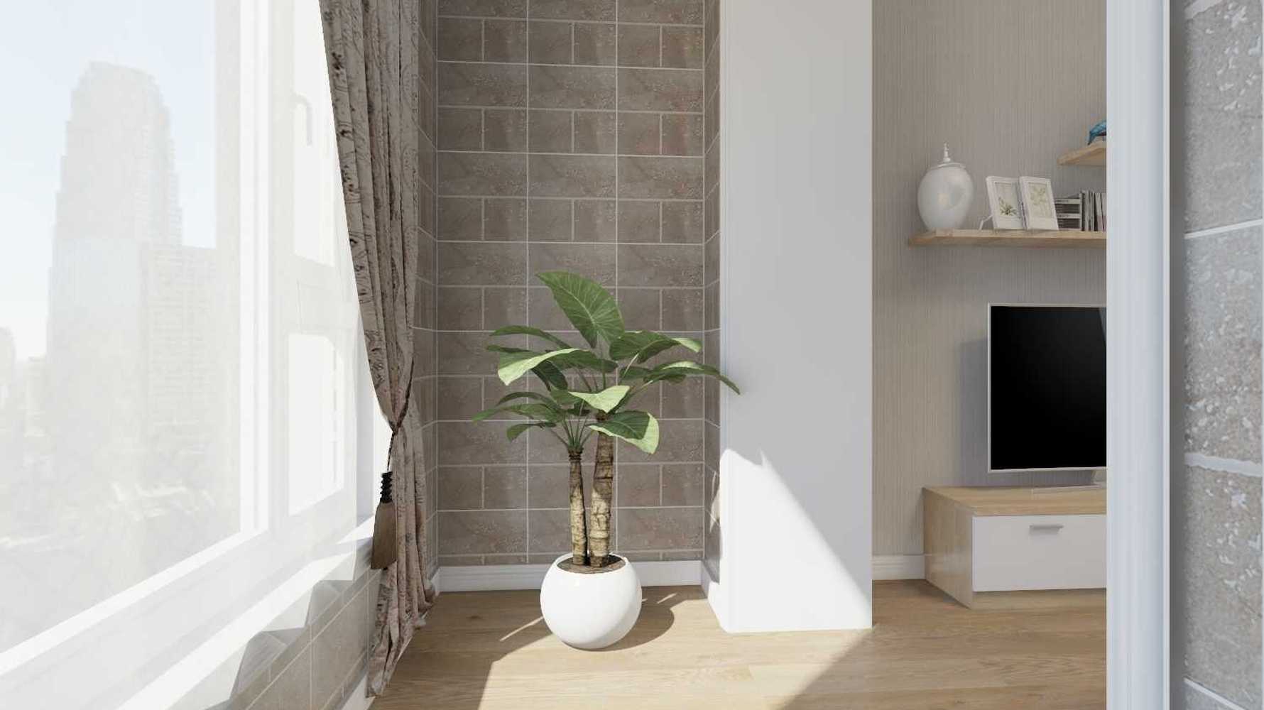 现代风格阳台装修设计效果图