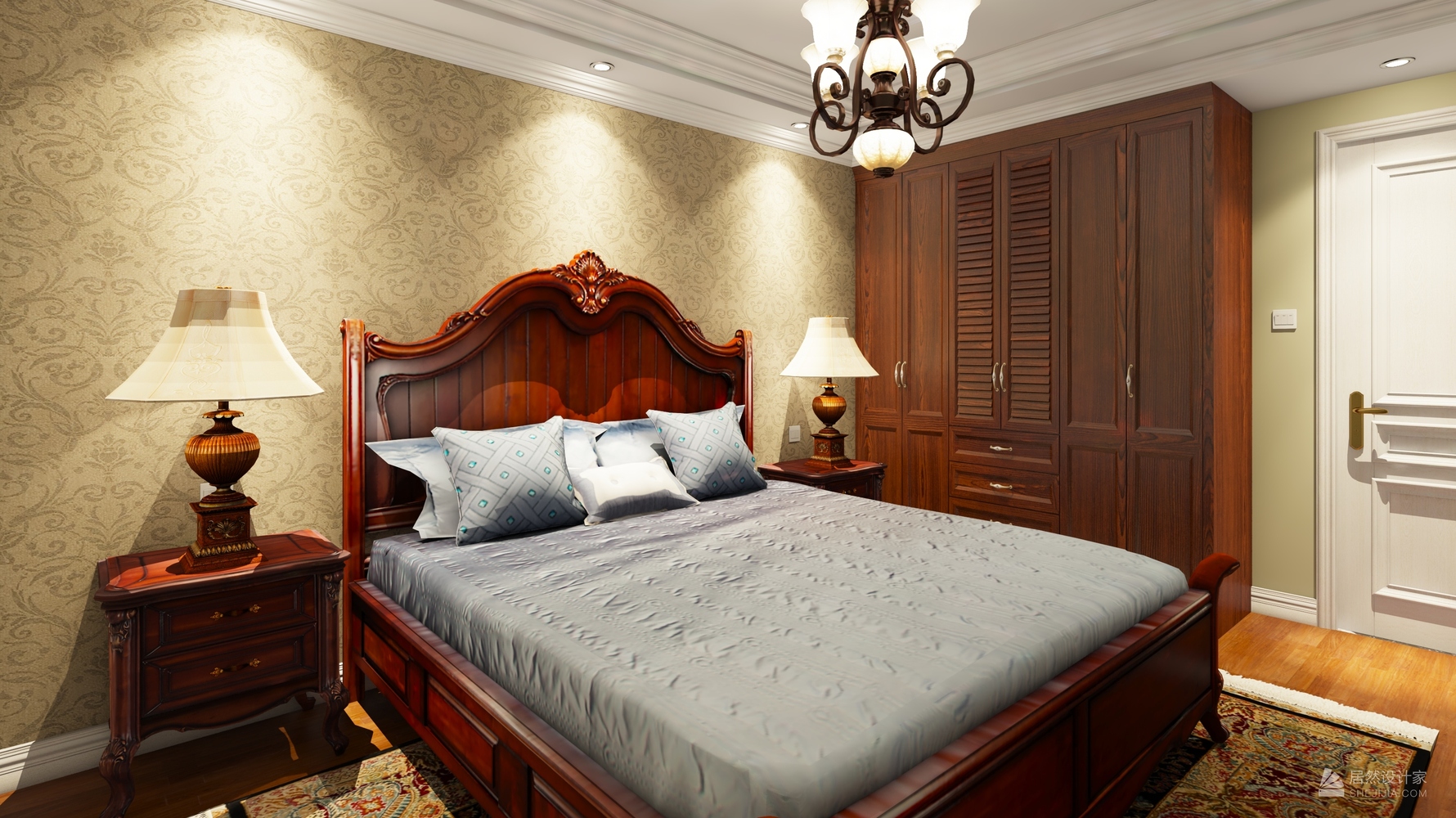 北京市朝阳区阳光上东32422平米欧式风格