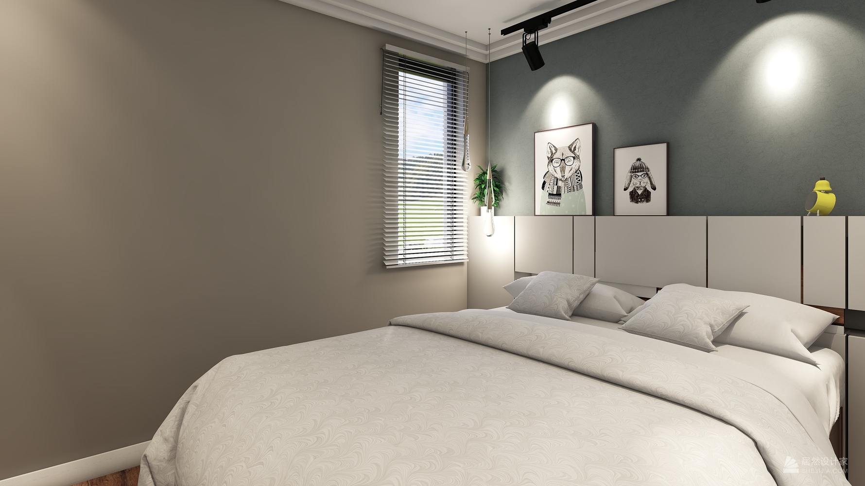 其它风格三室两厅装修设计效果图