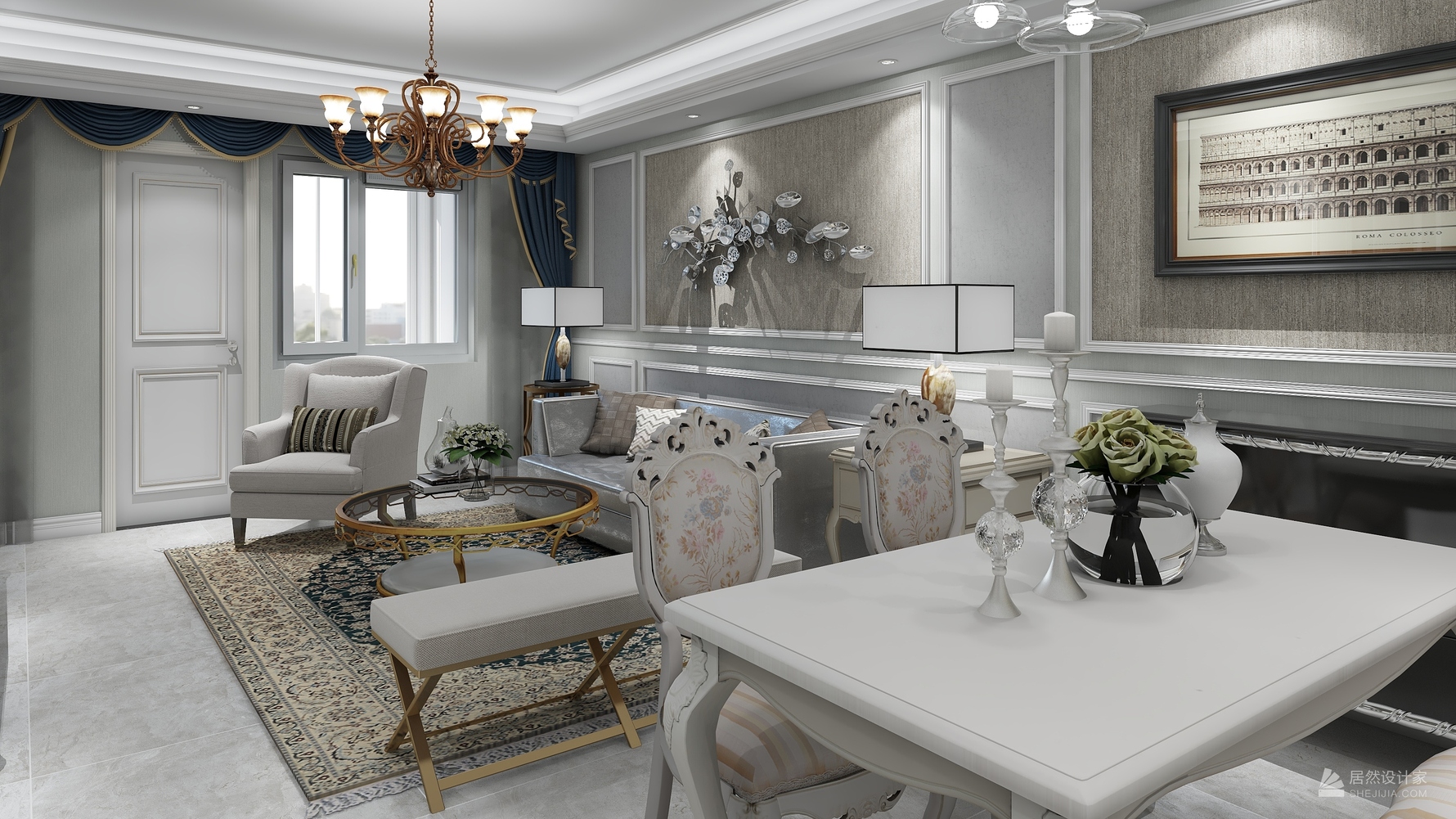 其它风格两室两厅装修设计效果图