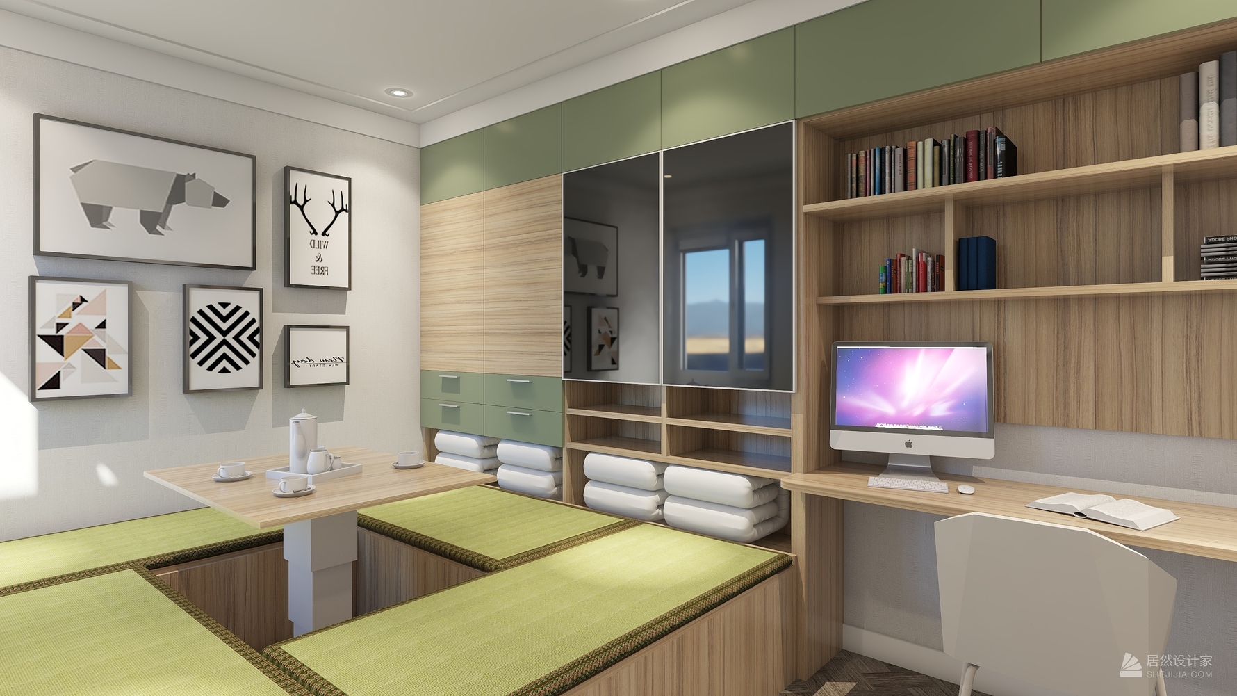 其它风格两室两厅装修设计效果图