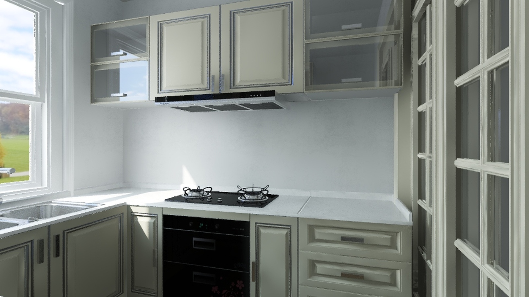 其它风格三室两厅装修设计效果图