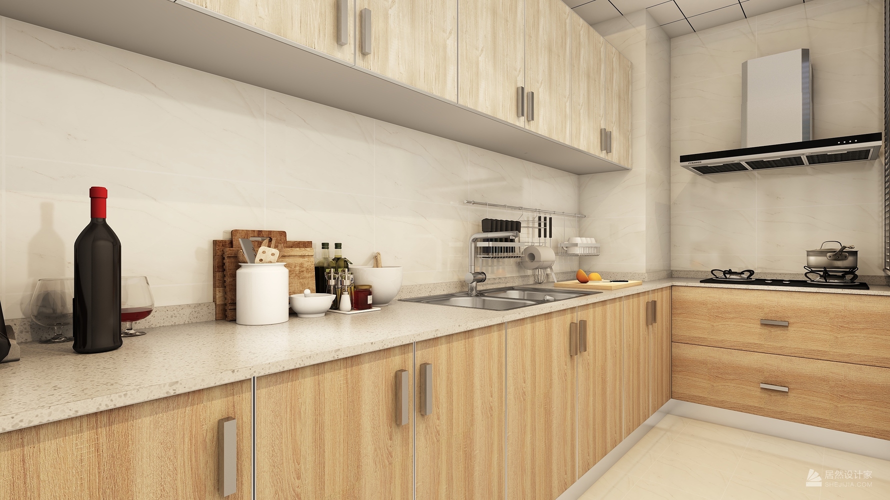 其它风格三室两厅装修设计效果图