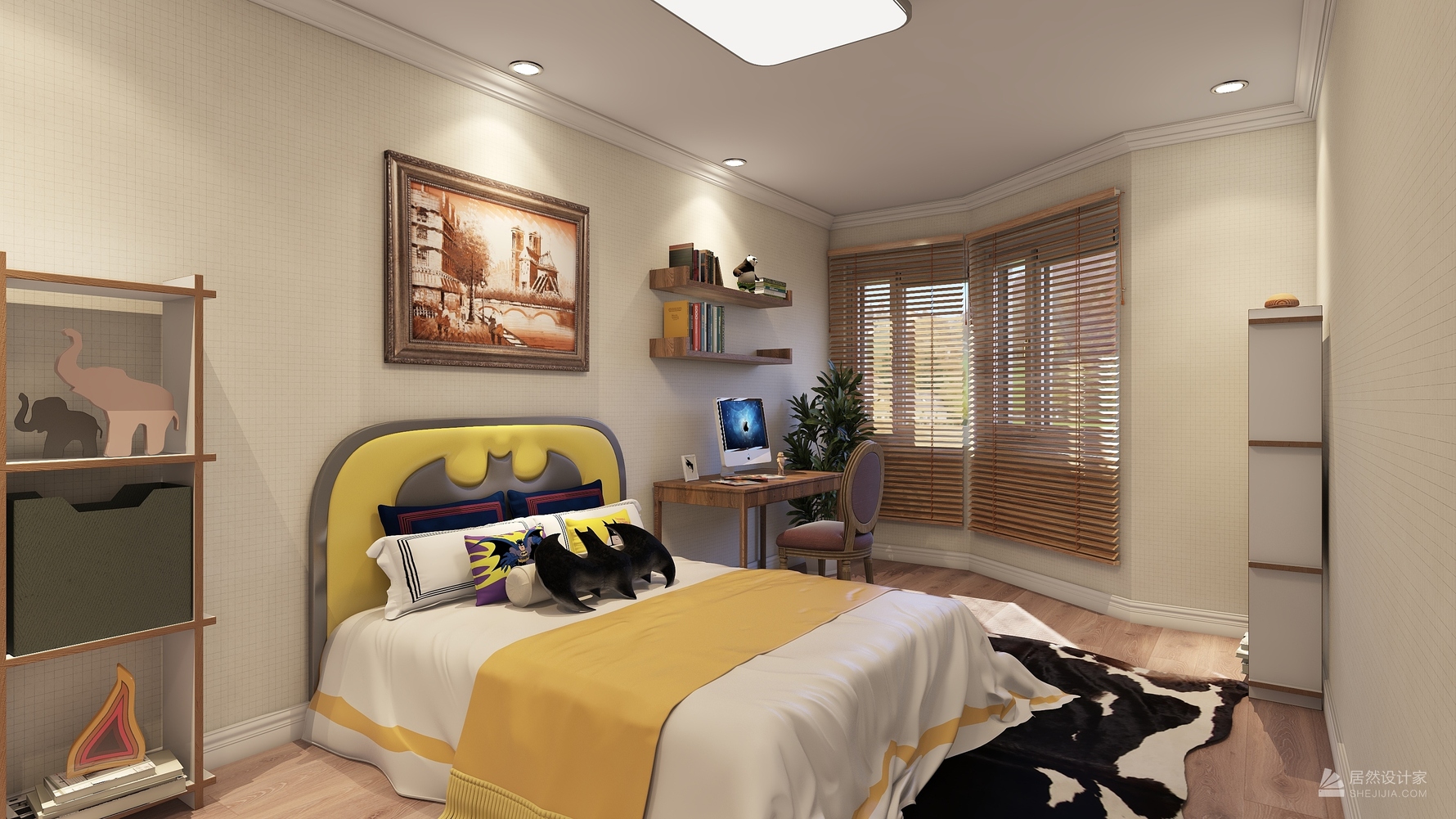 北欧风格三室两厅装修设计效果图