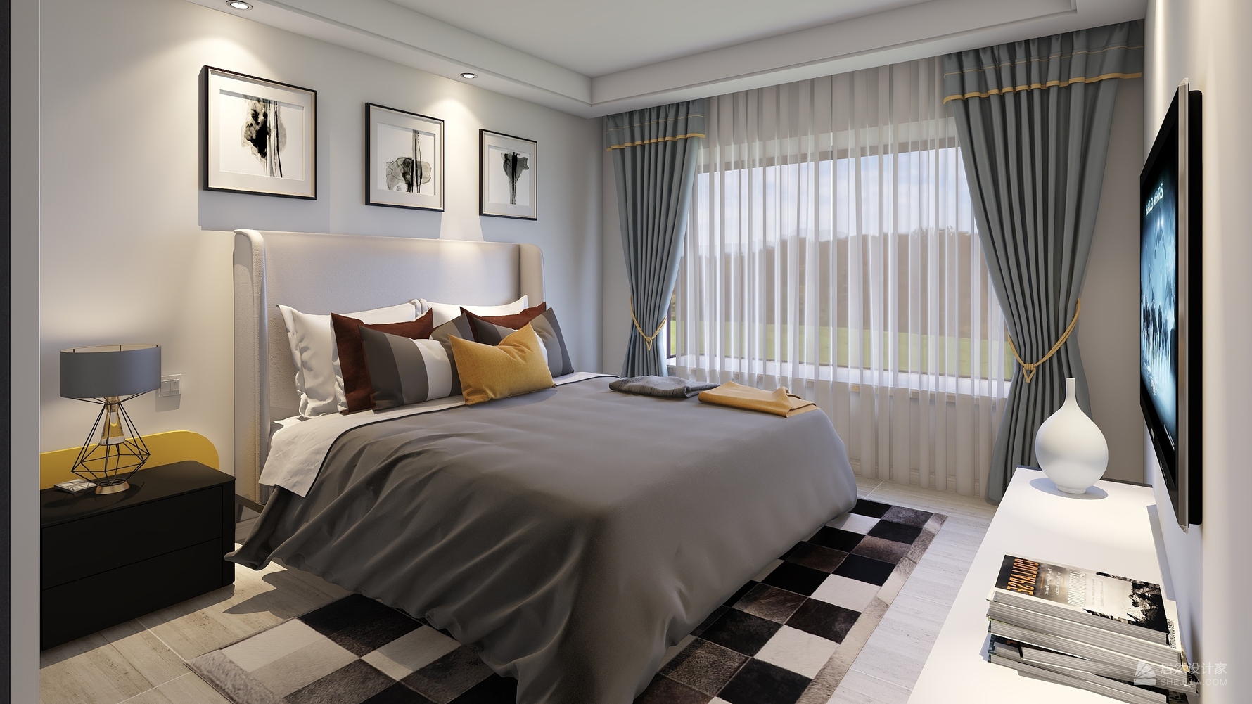 其它风格两室两厅装修设计效果图