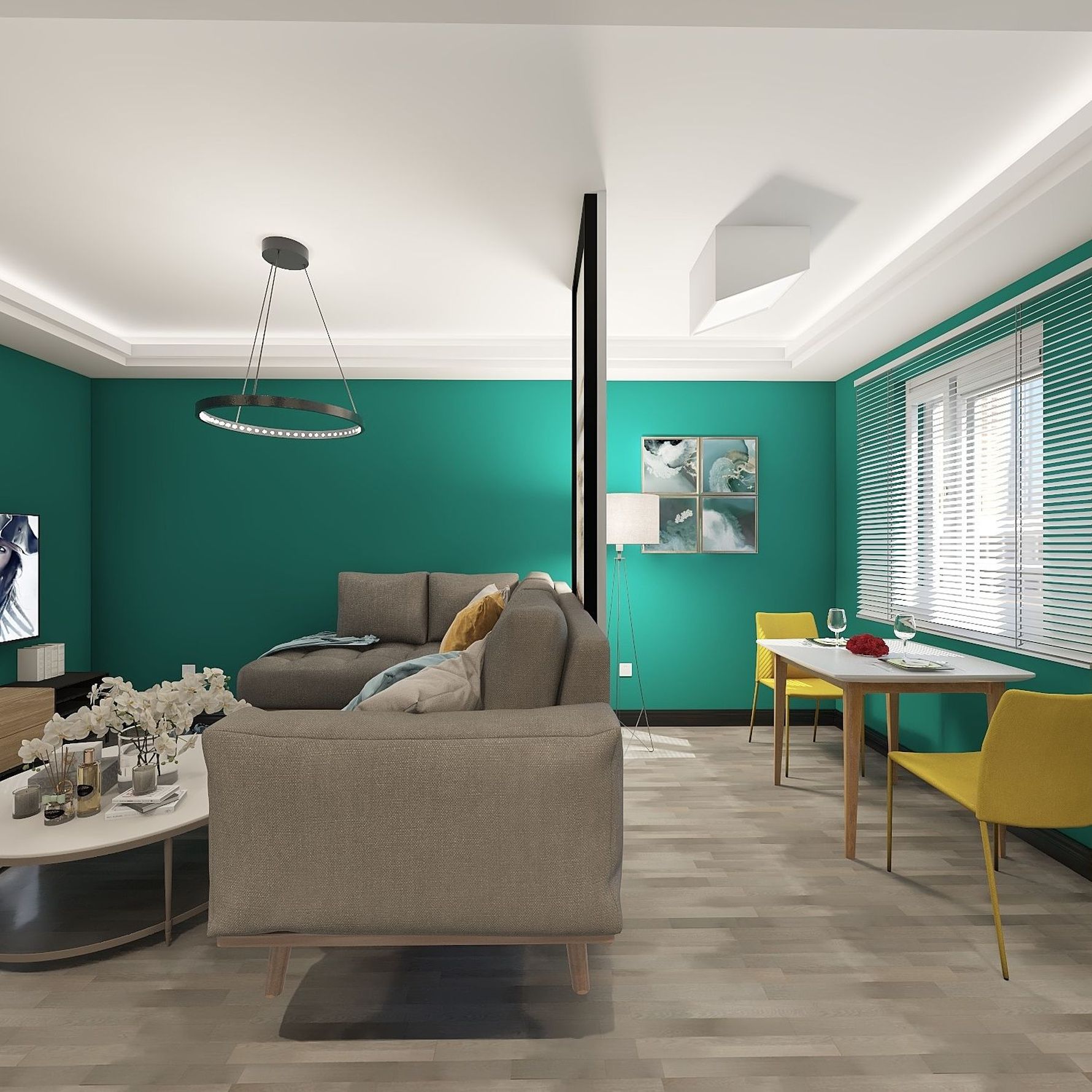 其它风格两室一厅装修设计效果图