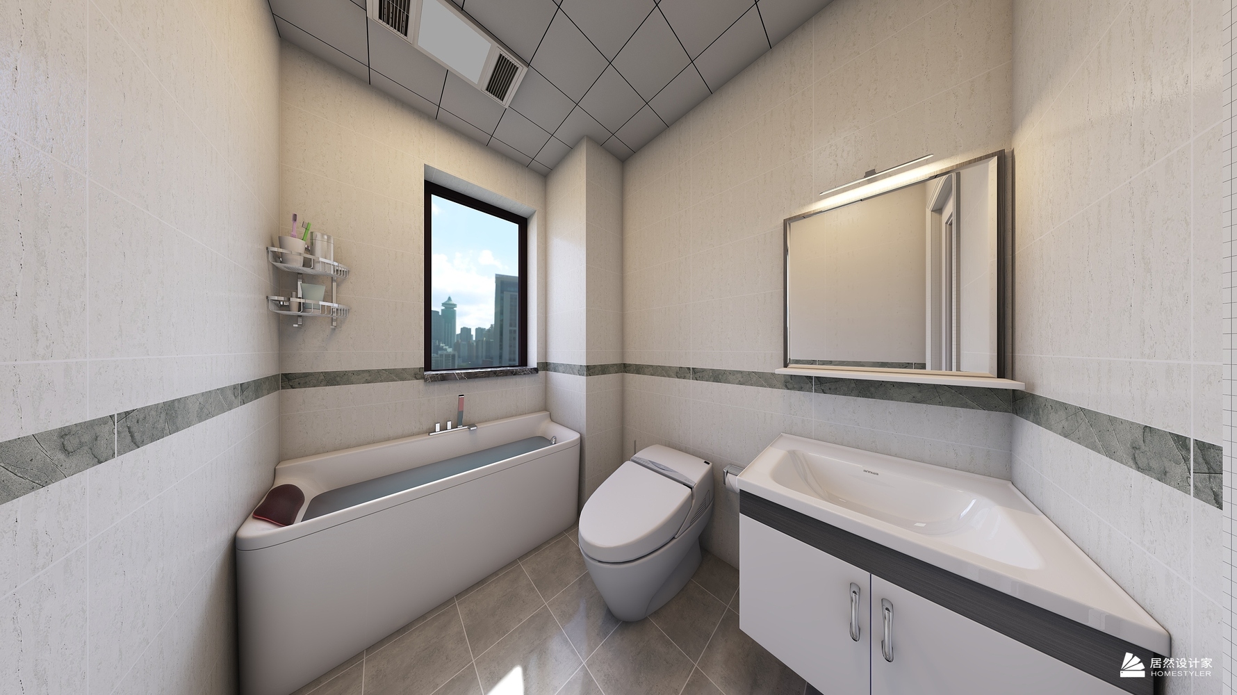 其它风格次卫装修设计效果图