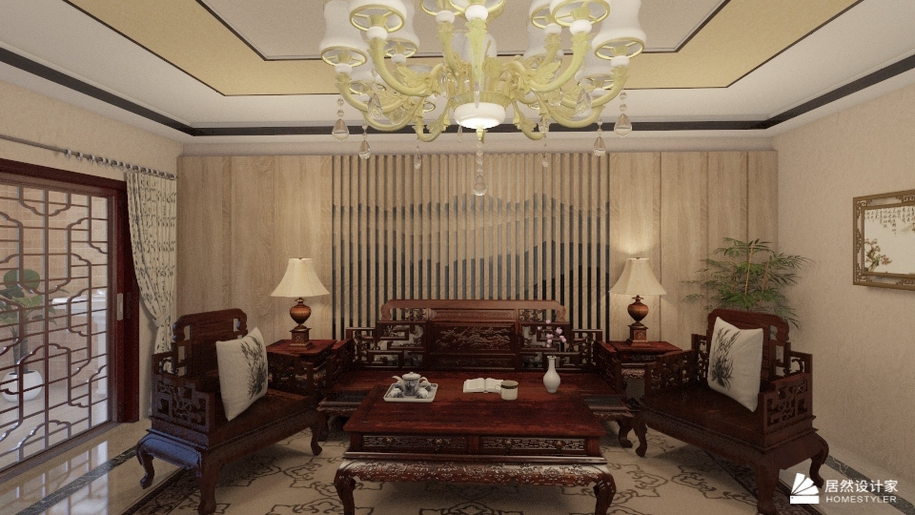 其它风格四室一厅装修设计效果图