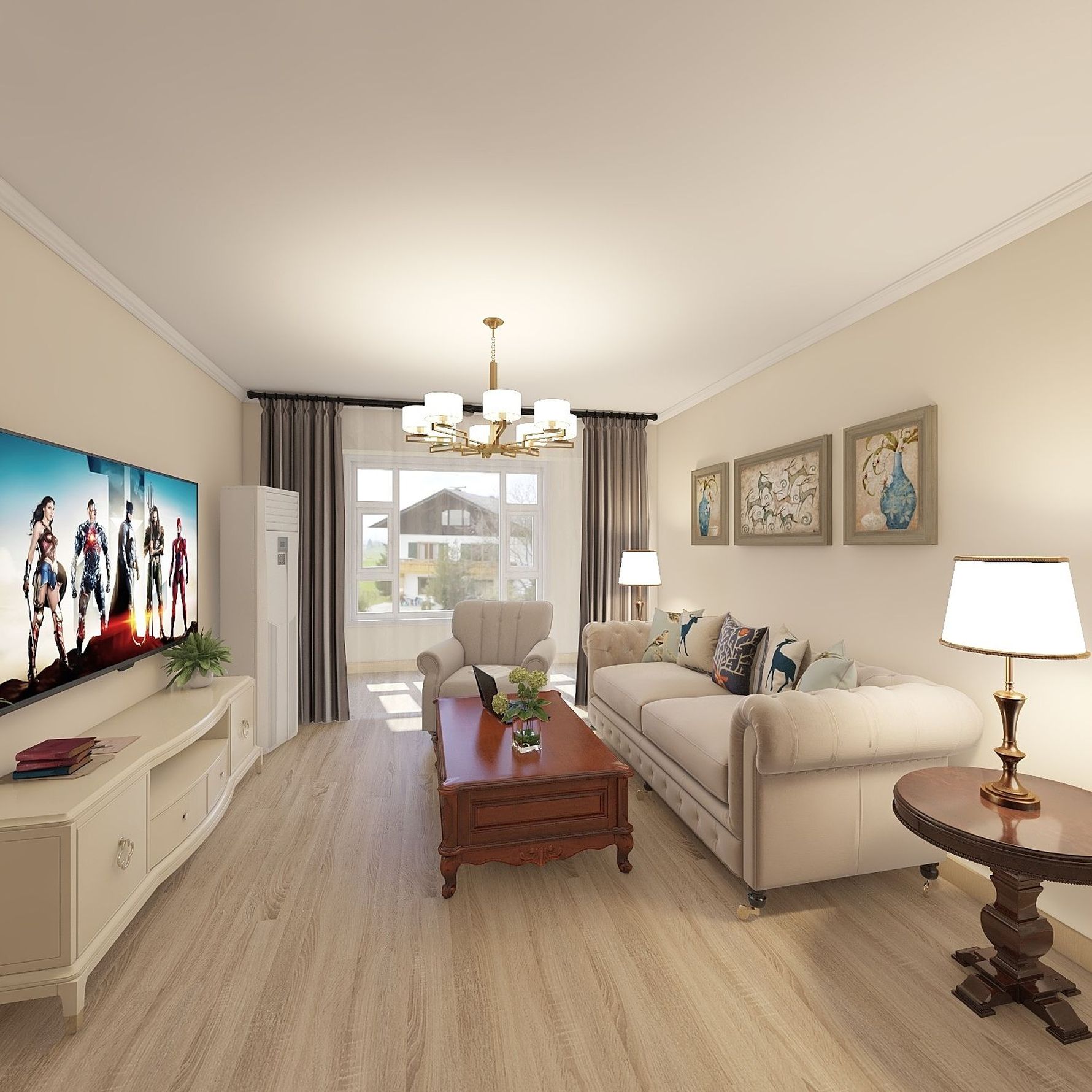 其它风格两室一厅装修设计效果图