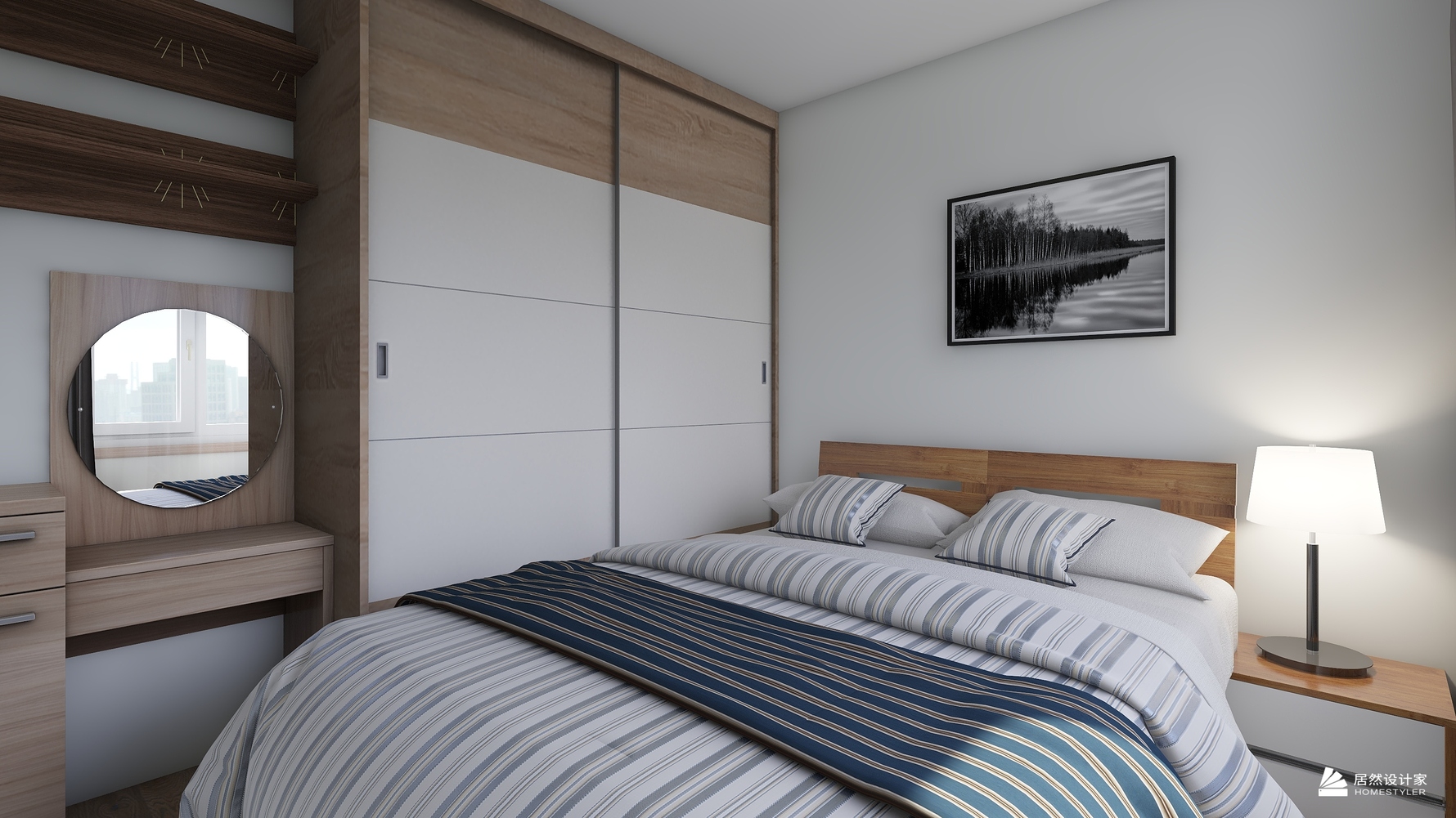 其它风格两室一厅装修设计效果图