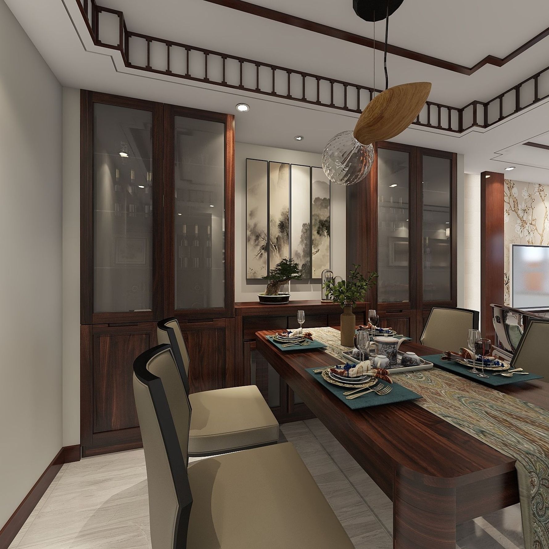 其它风格两室一厅装修设计效果图