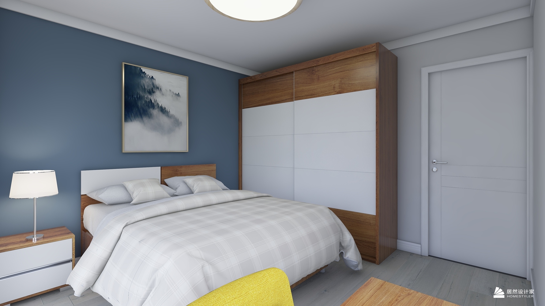 北欧风格两室一厅装修设计效果图