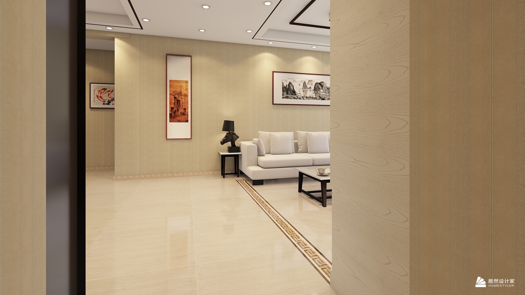 其它风格两室一厅装修设计效果图