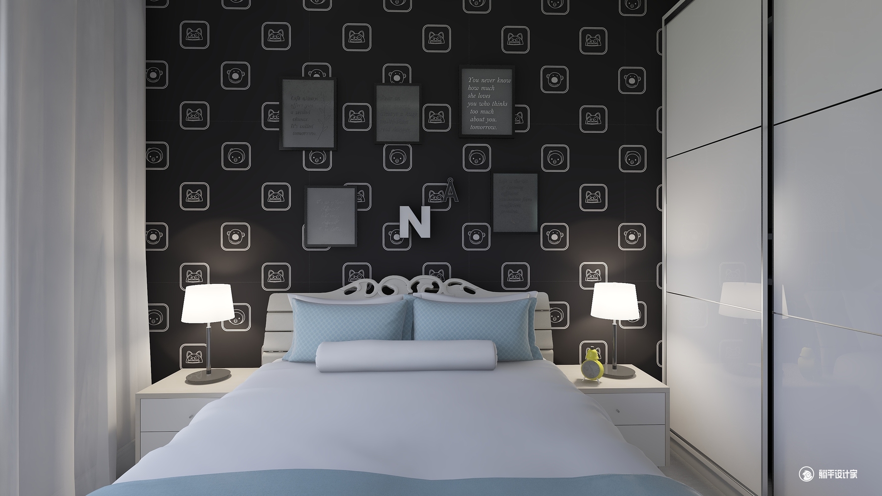 其它风格三室一厅装修设计效果图