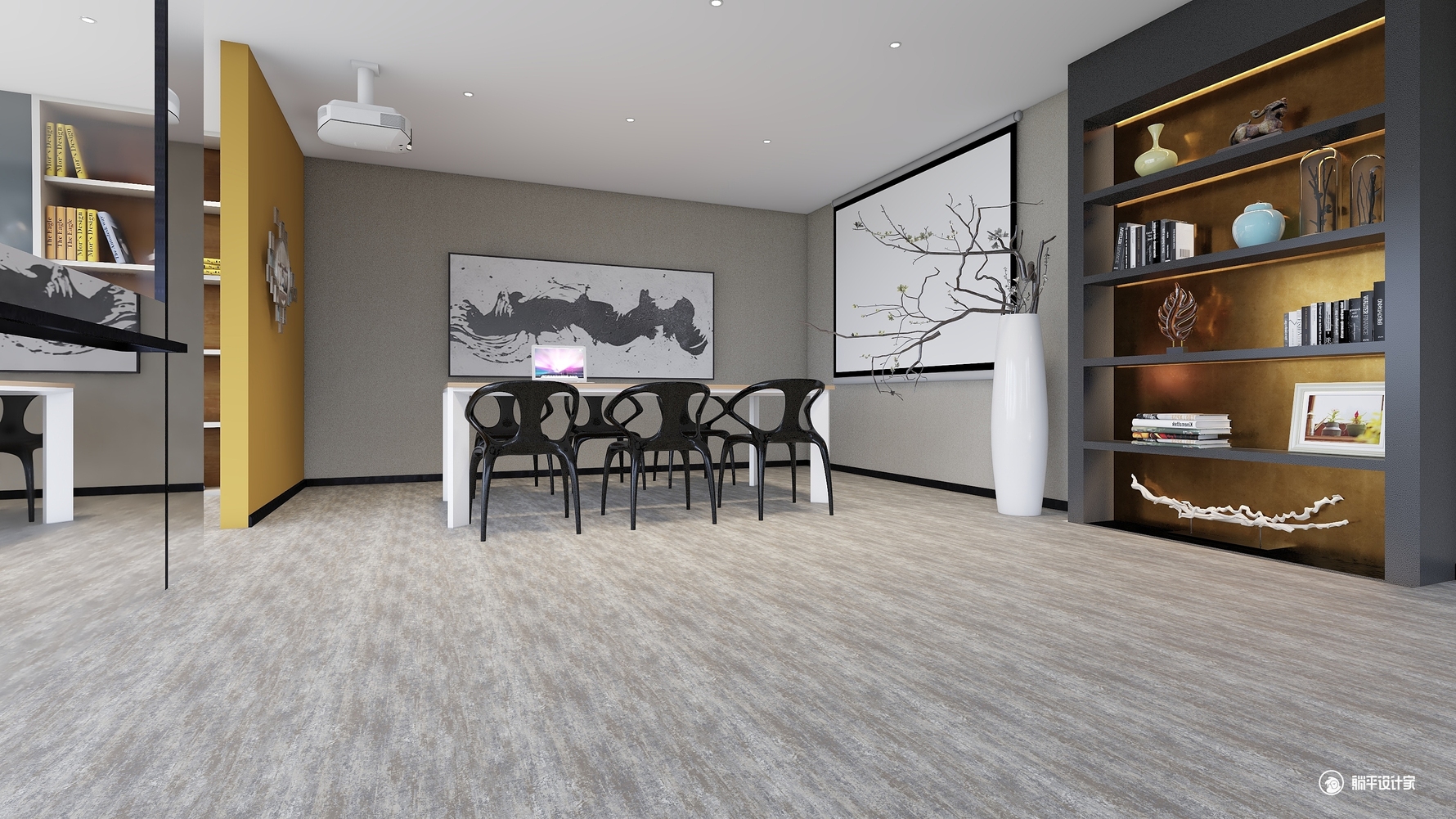 其它风格三室两厅装修设计效果图