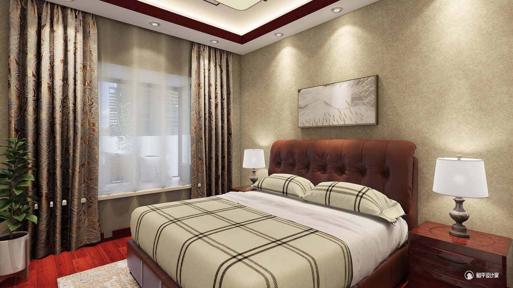 其它风格三室两厅装修设计效果图