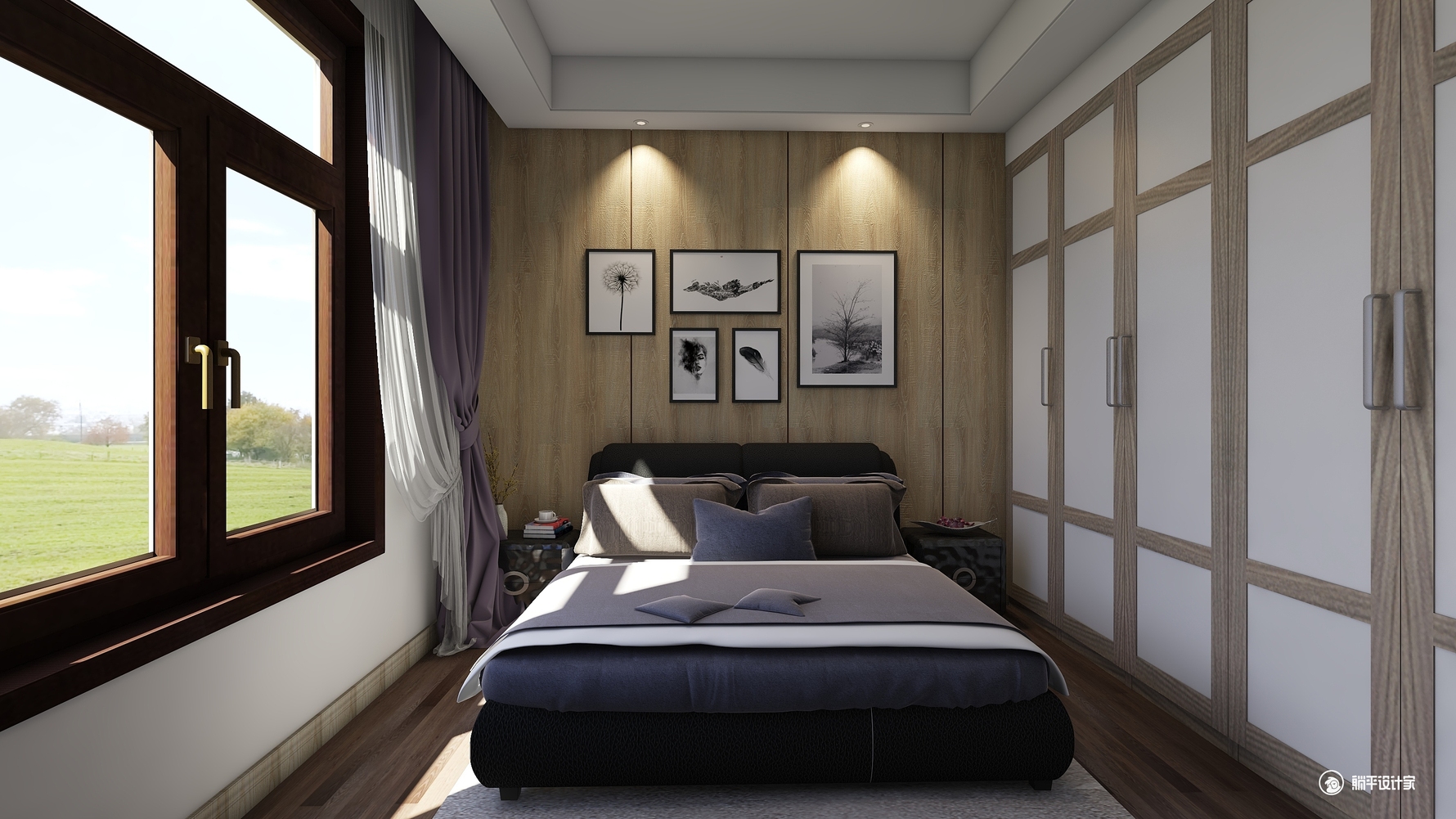 其它风格三室两厅装修设计效果图