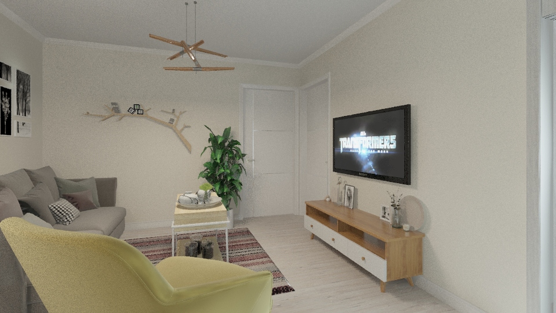 其它风格一室一厅装修设计效果图