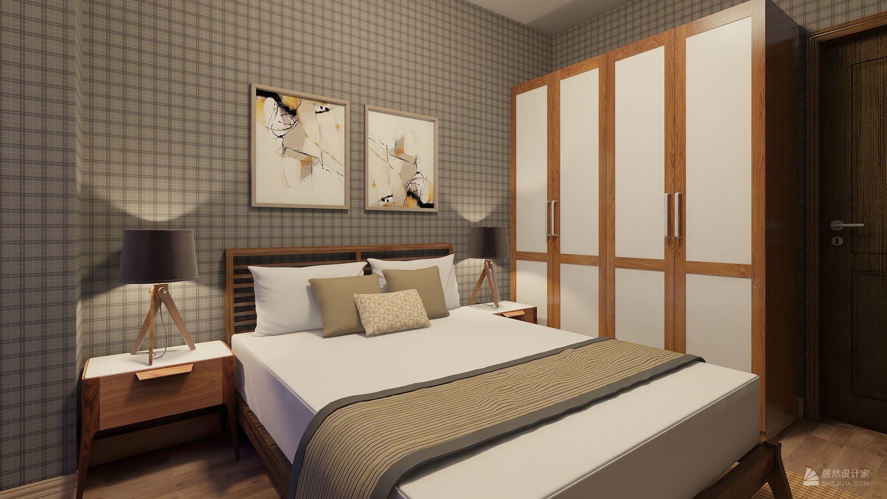 其它风格三室两厅装修设计效果图