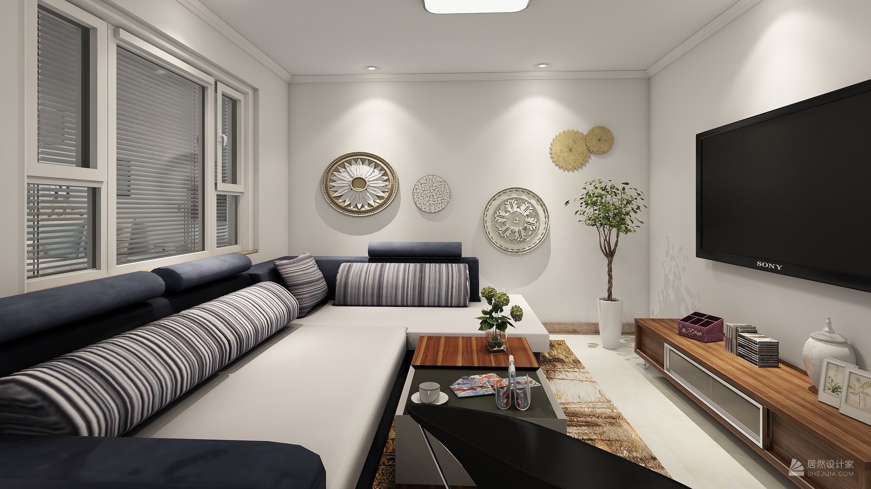 其它风格三室一厅装修设计效果图