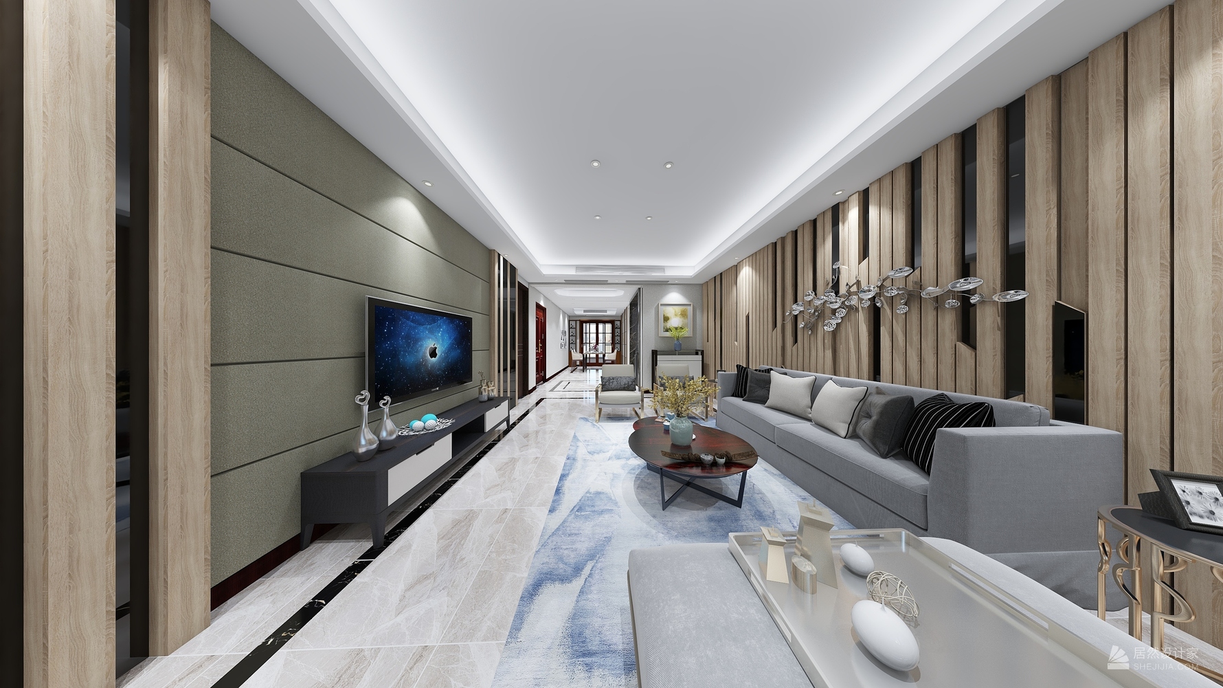 其它风格三室两厅装修设计效果图