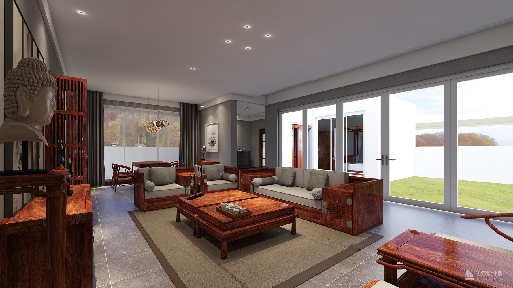 其它风格六室两厅装修设计效果图