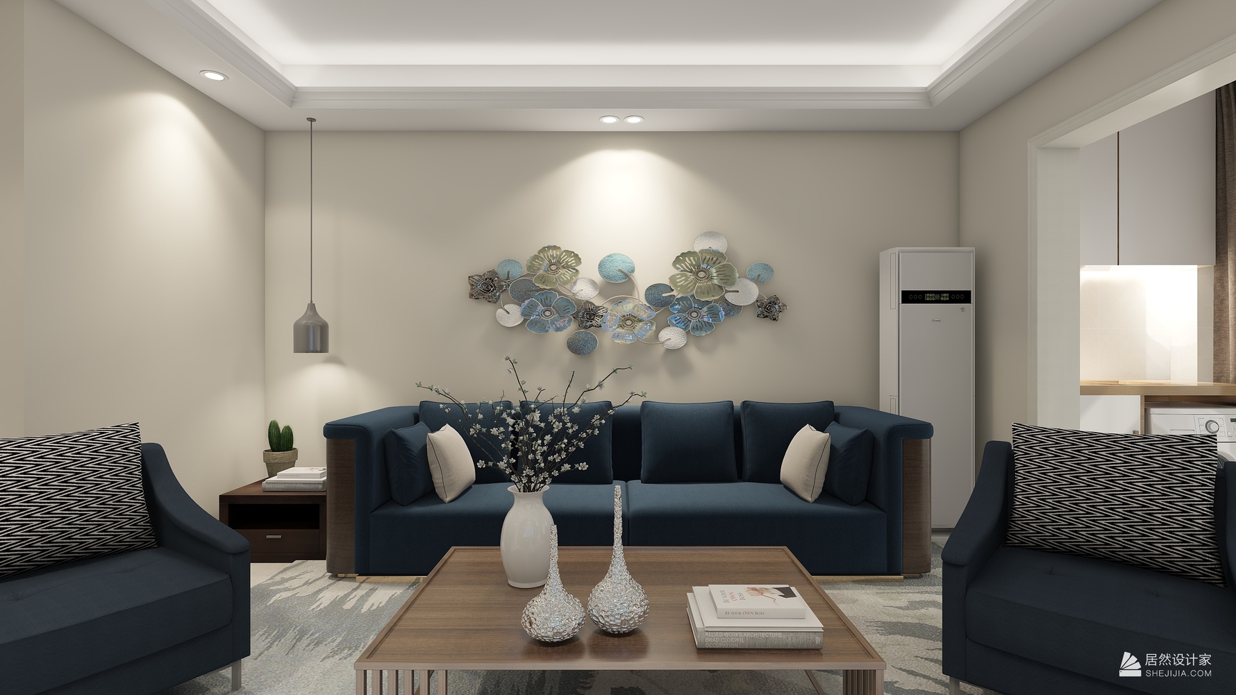 北欧风格三室两厅装修设计效果图