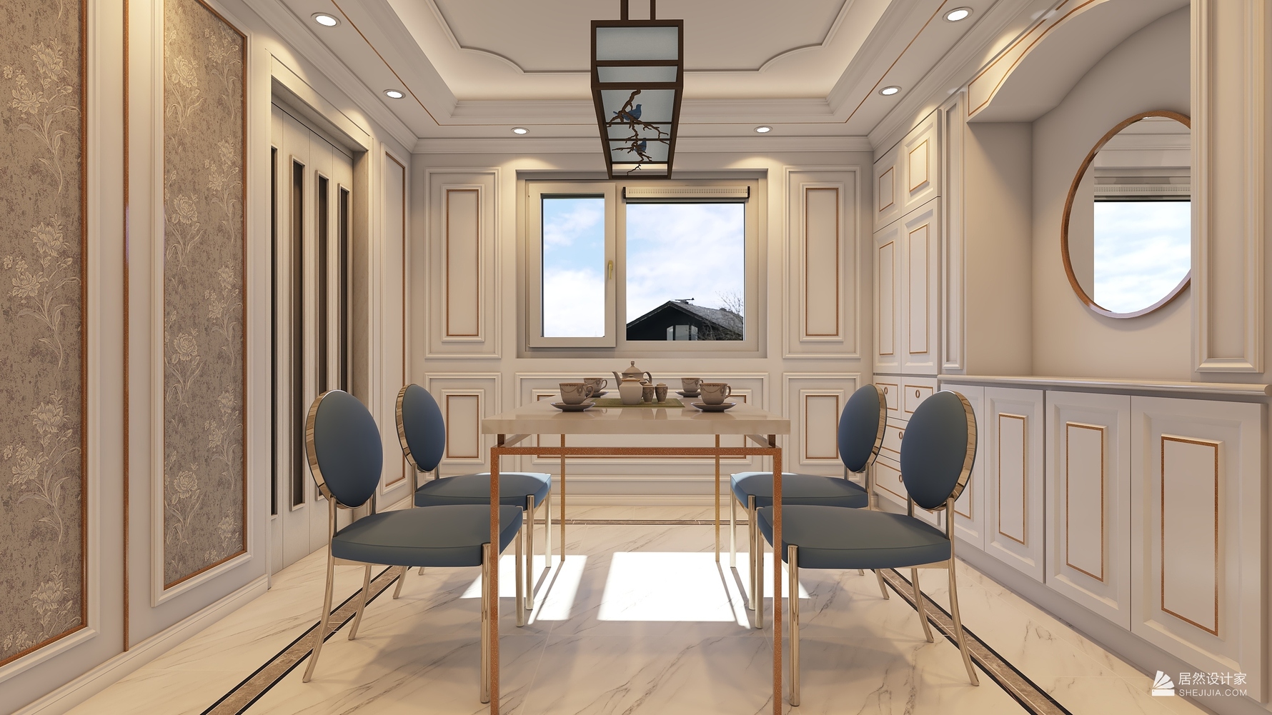 其它风格三室两厅装修设计效果图