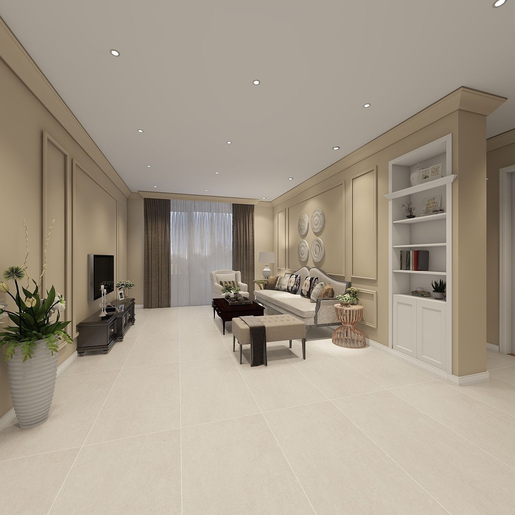 其它风格两室一厅装修设计效果图