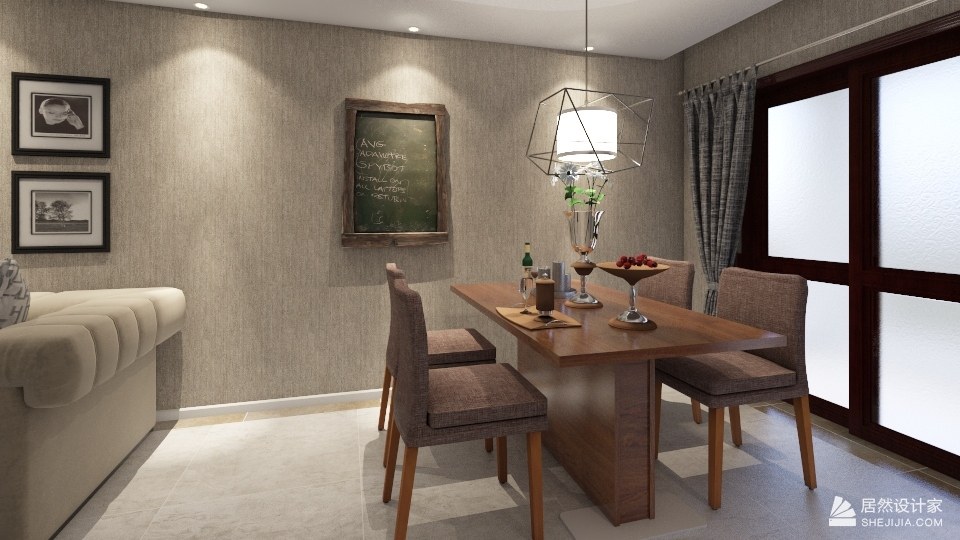 样板间-河北省石家庄市鹿泉区 西部峰景2室2厅1卫 83m²